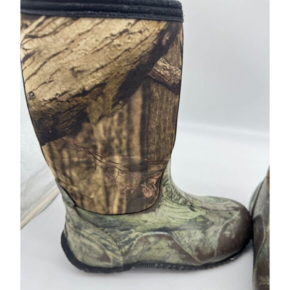 Bogs Youth Classic High Mossy Oak Hunting Boots 10" Camo Outdoors Pull On Rubber - Picture 7 of 14